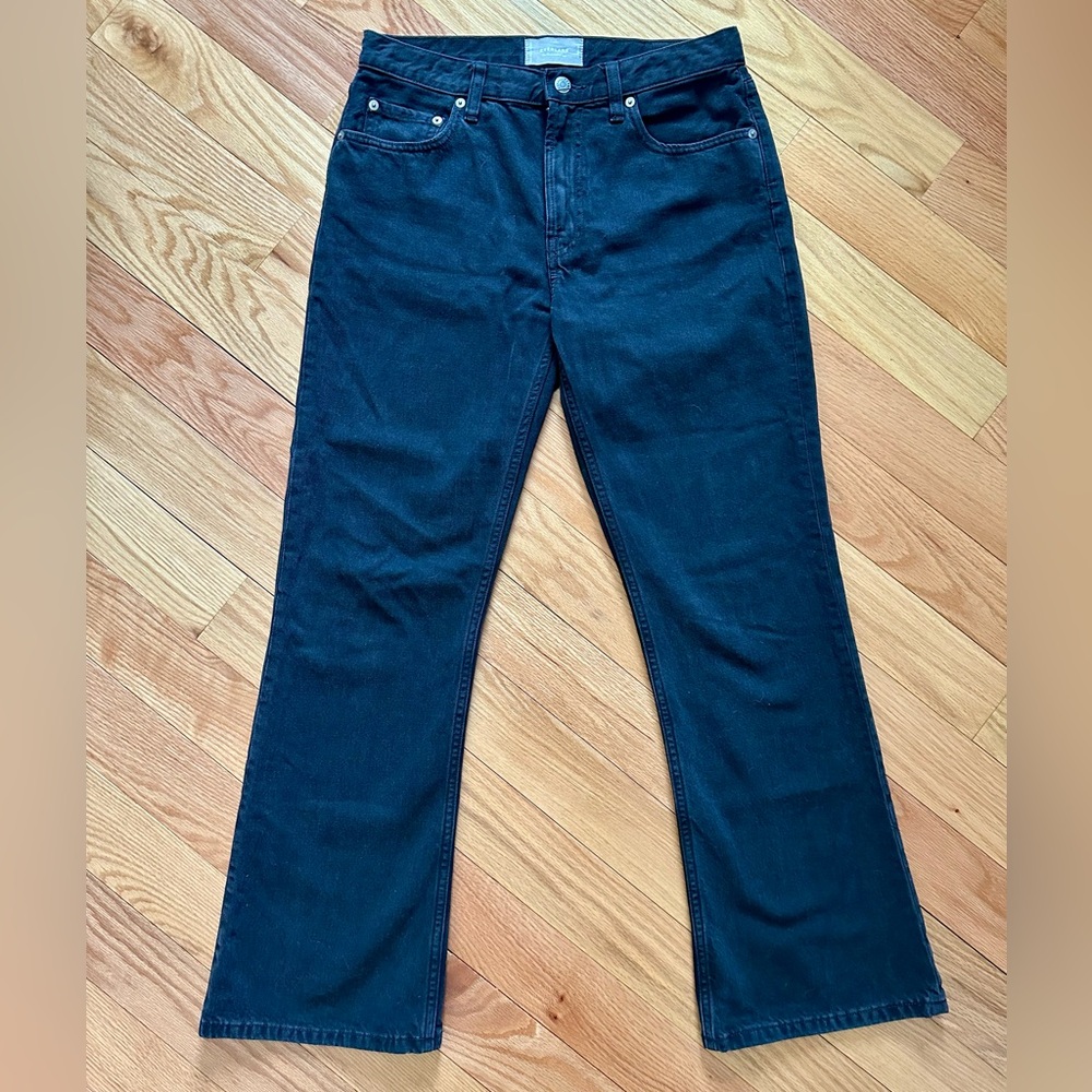 Everlane The Slouch Bootcut Jean Black Size 28 Stormy Ash ✨